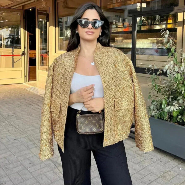 Céleste – Funkelnde Pailletten – Kurzjacke